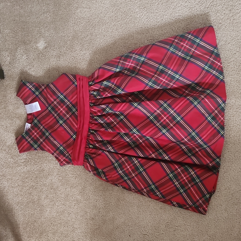 Plaid dress youth size